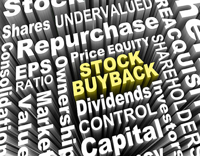 Image with the word stock buyback in it