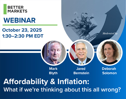 An image promoting the webinar for October 23 featuring Mark Blyth, Jared Bernstein, moderated by Deborah Solomon
